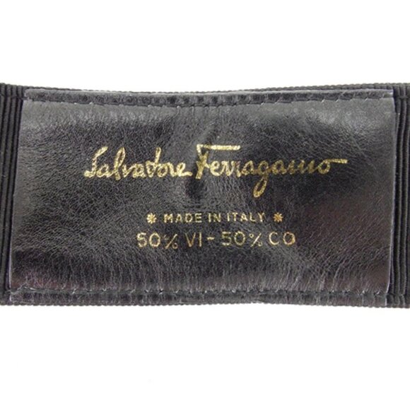 Salvatore Ferragamo belt Black gold Women Authentic secondhand main image 8